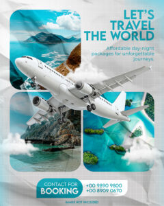 Travel and Tourism Social Media Post Template